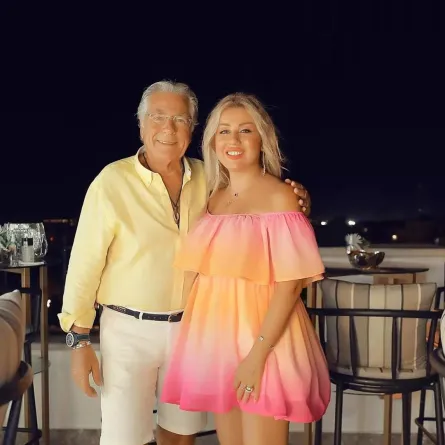 مصطفى فهمي وفاتن موسى - الصورة من حسابها على انستغرام