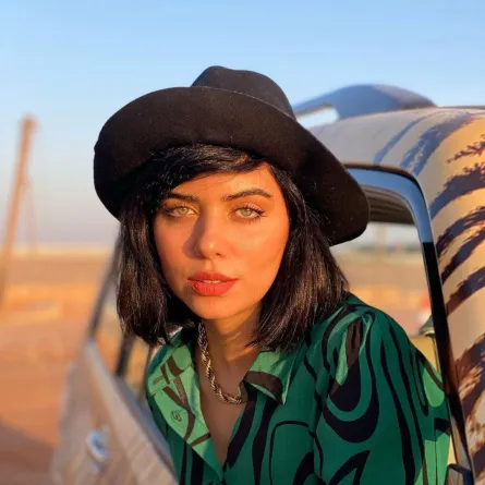 عزة زعرور من سفاري الرياض - الصورة من حسابها على إنستقرام