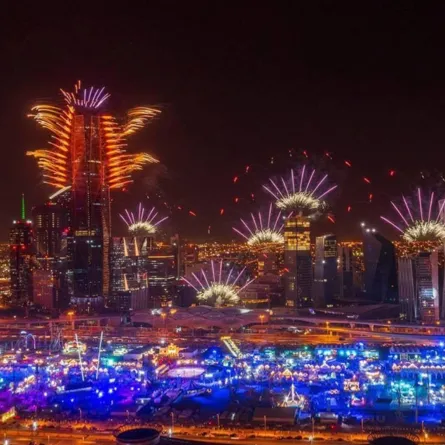 صورة تعكس بهجة موسم الرياض