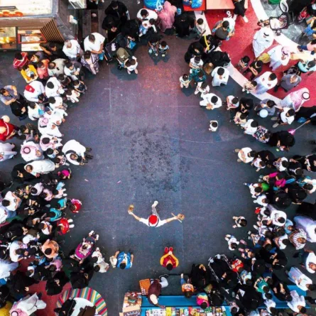  ​صورة من فعاليات شارع السويلم من الحساب الرسمي لموسم الرياض على تويتر