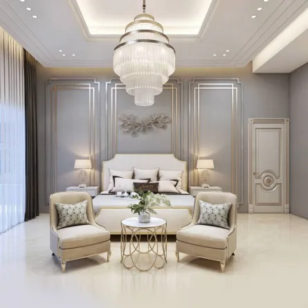 فخامة الكريستال (نموذج من تصميم المهندسة رنا داوود بيطار)