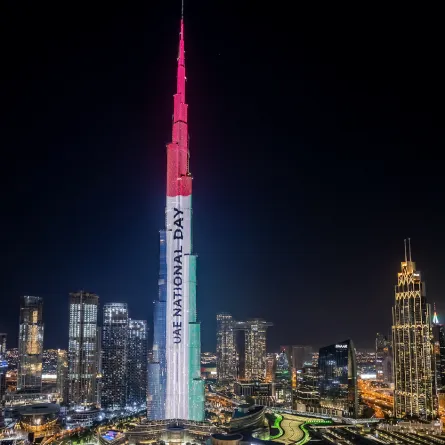 احتفالات اليوم الوطني لدولة الإمارات الـ50 في دبي