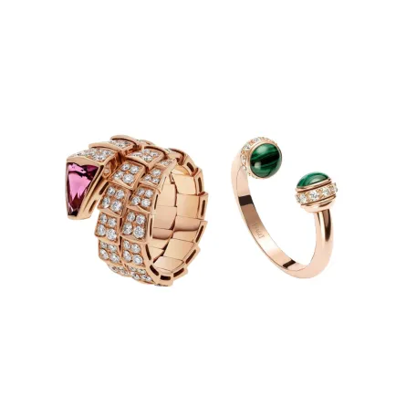 خواتم مفتوحة مرصعة بالألماس لإطلالة أنثوية راقية للعروس