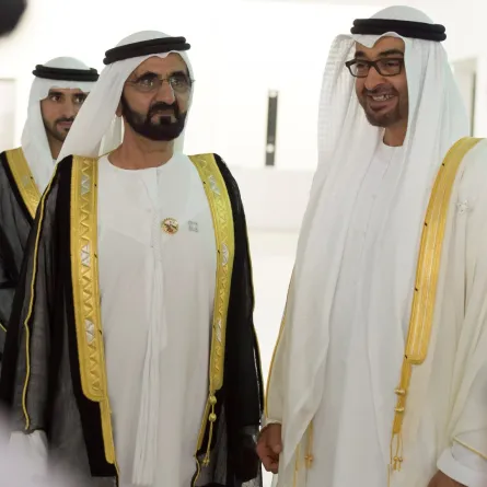 محمد بن راشد ومحمد بن زايد- الصورة من وام