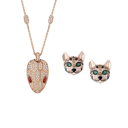 مجوهرات مستوحاة من الحيوانات لإطلالة جريئة للعروس