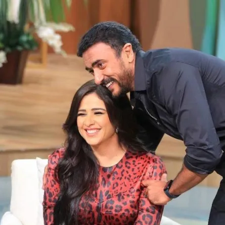 ياسمين عبد العزيز وزوجها أحمد العوضي - الصورة من حساب ياسمين على انستغرام