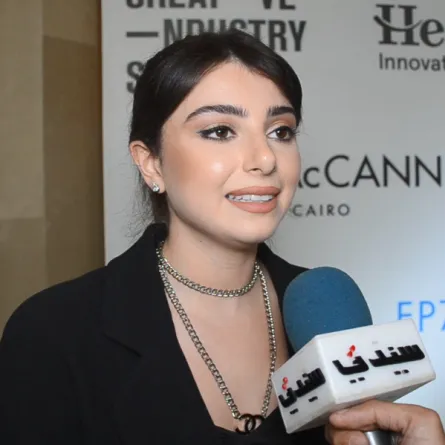 ماريتا الحلاني خلال لقائها بسيدتي - الصورة خاصة بسيدتي