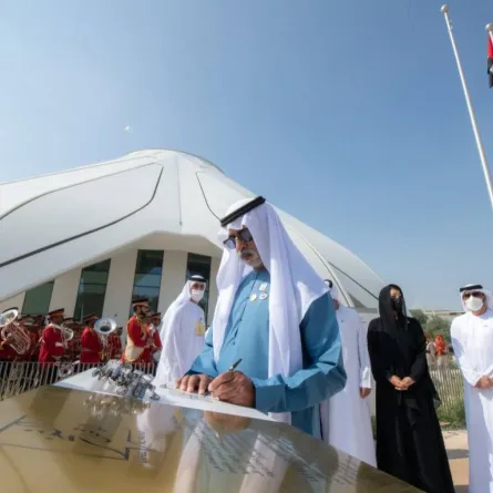 جناح الإمارات في إكسبو 2020 دبي يحيي ذكرى يوم الشهيد. الصورة من "وام"
