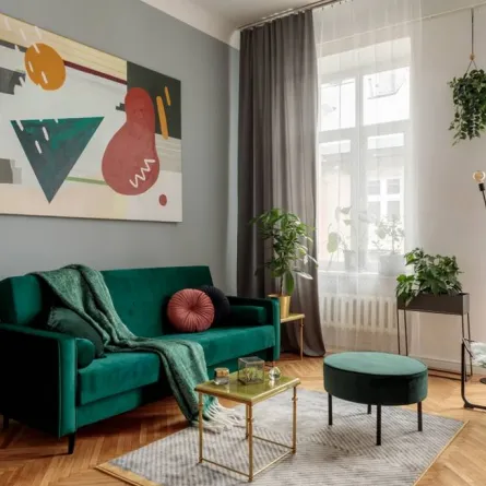 طرق تنسيق لوحات الحائط بغرف الجلوس