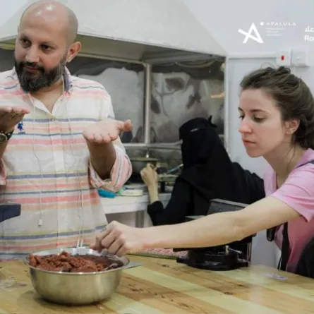 برامج الإقامة الفنية لمحافظة العلا - الصورة من حساب الهيئة الملكية لمحافظة العلا