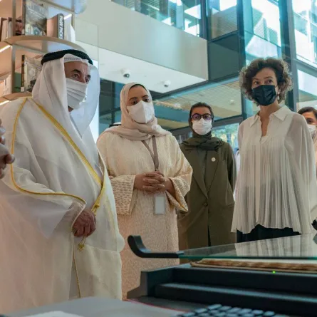 حاكم الشارقة يفتتح معرض "فصول من الفن الإسلامي" - الصورة من الموقع الإلكتروني للمكتب الإعلامي لحكومة الشارقة