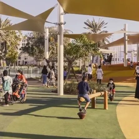 منتزه الشيخة فاطمة - الصورة من حساب مكتب أبوظبي الإعلامي على تويتر