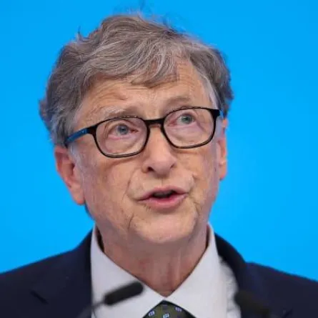 صورة الملياردير الأمريكي بيل جيتس