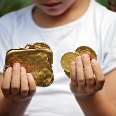 صورة لطفل غني