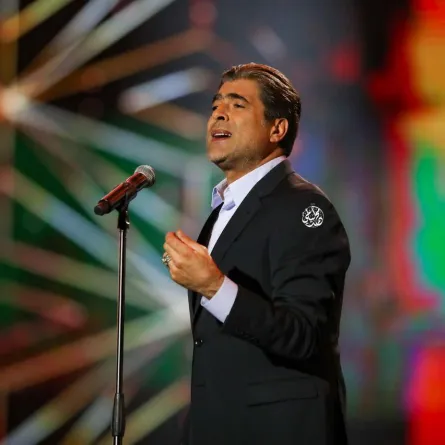 وائل كفوري من حفله في موسم الرياض - الصورة من المركز الإعلامي لروتانا