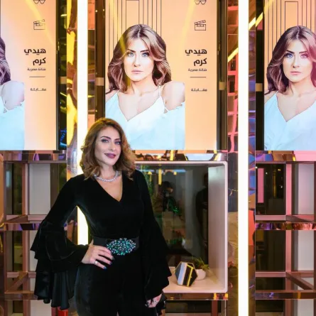 النجمة هيدي كرم في ضيافة بيت سيدتي الزجاجي في موسم الرياض - الصورة خاصة بسيدتي