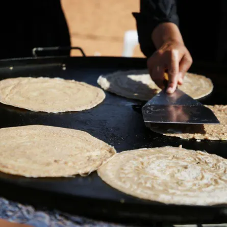 صورة لأحد الأطعمة المقدمة في ممهرجان الملك عبد العزيز للإبل