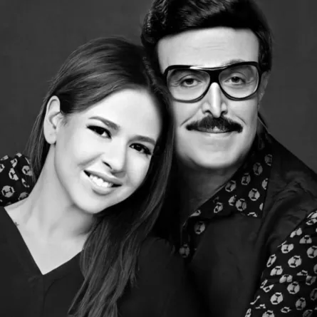 الراحل سمير غانم وابنته إيمي - الصورة من حساب إيمي على انستغرام