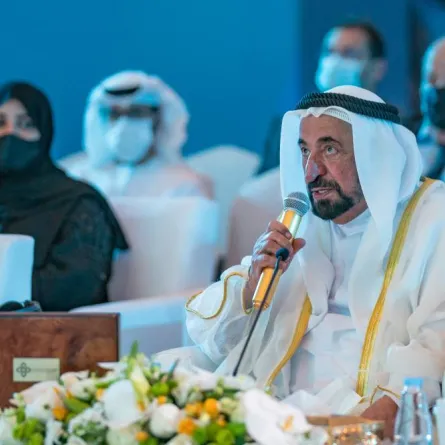 حاكم الشارقة يفتتح مبنى أكاديمية الشارقة للتعليم - الصورة من حساب المكتب الإعلامي لحكومة الشارقة على تويتر