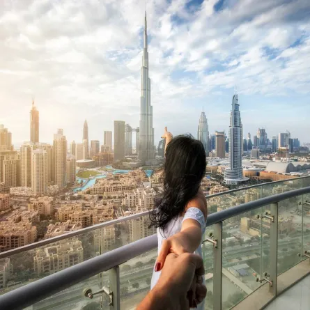 شهر العسل في دبي