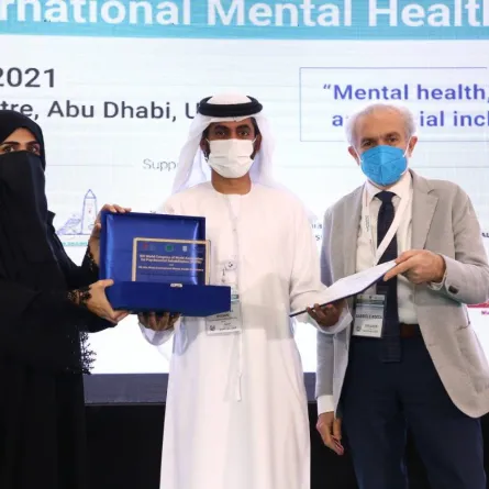 مؤتمر الجمعية العامة للتأهيل النفسي ضد تأثيرات كورونا - الصورة من وام