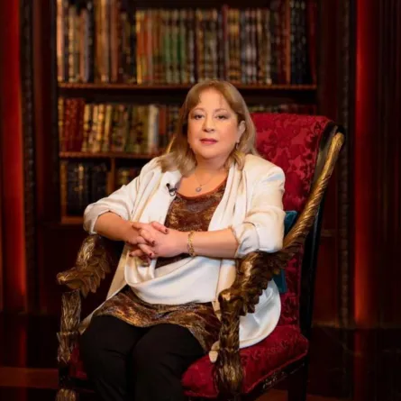 سمية الألفي من برنامج السيرة - الصورة من صفحة البيرنامج على الفيس بوك