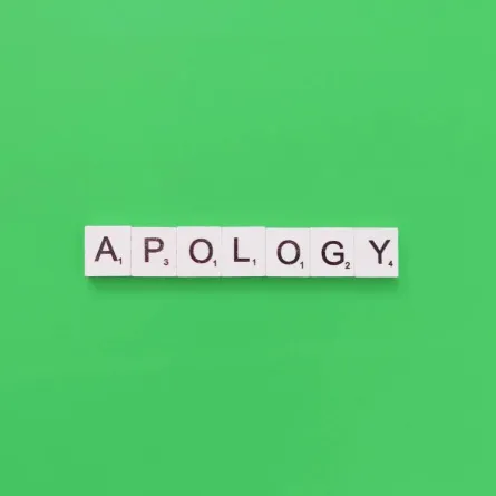 إتيكيت الاعتذار 