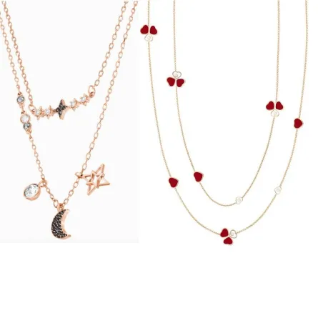 موديلات قلادات متعددة الطبقات