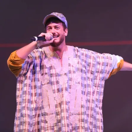 سعد لمجرد من الحفل