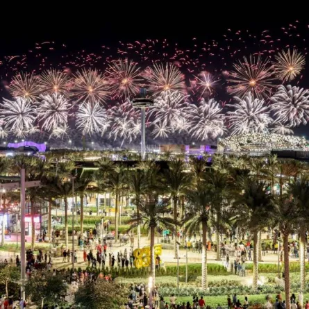 استعدادات إكسبو دبي لاحتفالات رأس السنة- الصورة من موقع إكسبو دبي