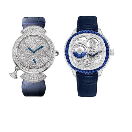 موديلات ساعات باللون الأزرق الداكن