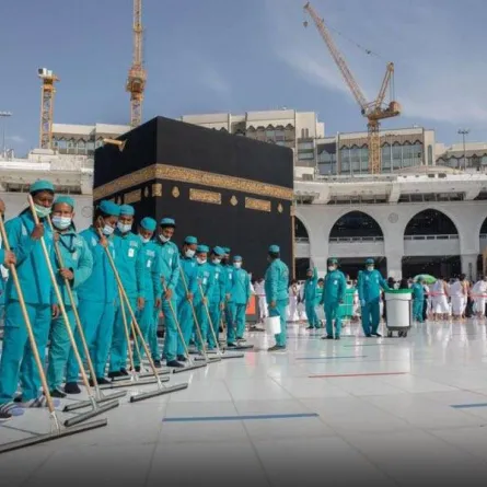 شؤون الحرمين تفتح 58 بابا للدخول والخروج من المسجد الحرام - الصورة من الموقع الإلكتروني لرئاسة شؤون الحرمين