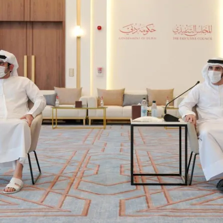 انطلاق كود دبي للبناء - الصورة من حساب حمدان بن محمد على تويتر