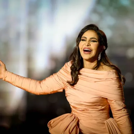 الفنانة احلام على مسرح ابوبكر سالم