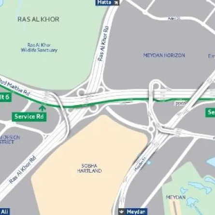 افتتاح توسعة طريق دبي _ العين بسعة 6 مسارات. الصورة من هيئة الطرق والمواصلات