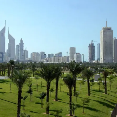 الحدائق والمساحات الخضراء تعزز مكانة دبي كأفضل مدينة للحياة والعمل. الصورة من "وام"