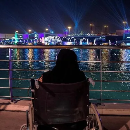 تسهيلات ترفيهية لأصحاب الهمم خلال موسم الرياض 2021. الصورة من "واس"