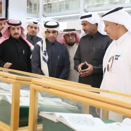 افتتاح معرض الخط العربي بمكتبة الملك فهد الوطنية