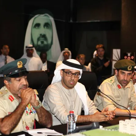 لجنة تأمين فعاليات دبي تضع خطة تأمين احتفالات رأس السنة - الصورة من حساب المكتب الإعلامي لحكومة دبي