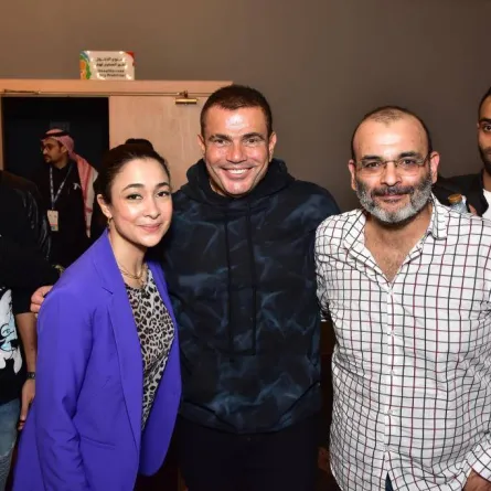 الهضبة عمرو دياب وأيمن بهجت قمر