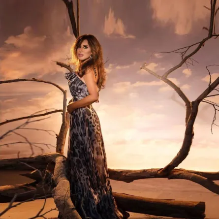 فساتين النجمات بالنقوش البريّة