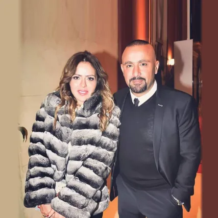 أحمد السقا وزوجته مها الصغير - الصورة من حسابه على انستغرام