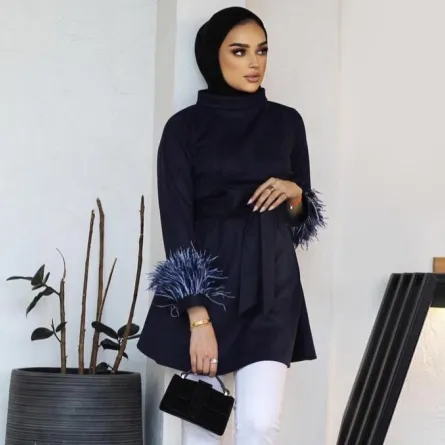 البلوجر الكويتية فجر تُلهمك أجمل الإطلالات الشتوية