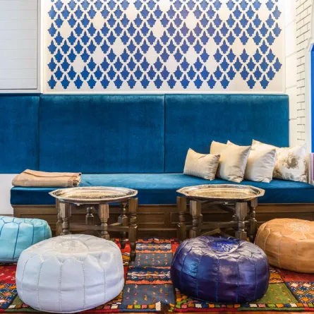 ديكورات غرف جلوس مغربية