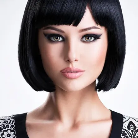 قصات شعر للوجه الدائري الممتلئ