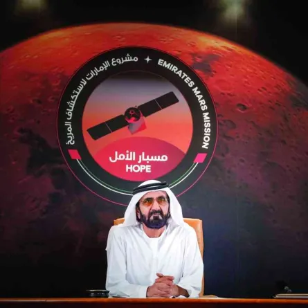 محمد بن راشد يوجه رسالة لشعب الإمارات قبل وصول مسبار الأمل المريخ