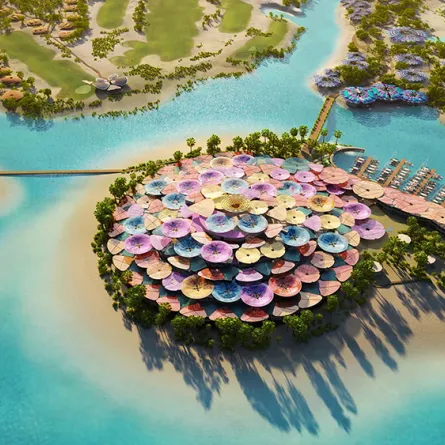 بالصور والفيديو تصاميم "كورال بلوم" بمشروع البحر الأحمر