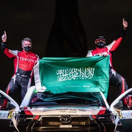 السعودي يزيد الراجحي بطل الجولة الثانية من كأس العالم للراليات الصحراوية