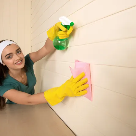 تنظيف الجدران من السواد