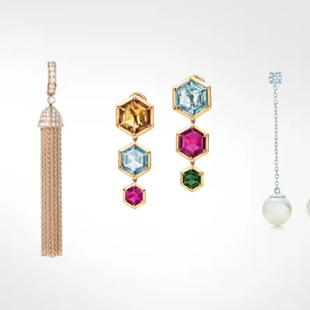 الأقراط المتدلية الراقية موضة 2021